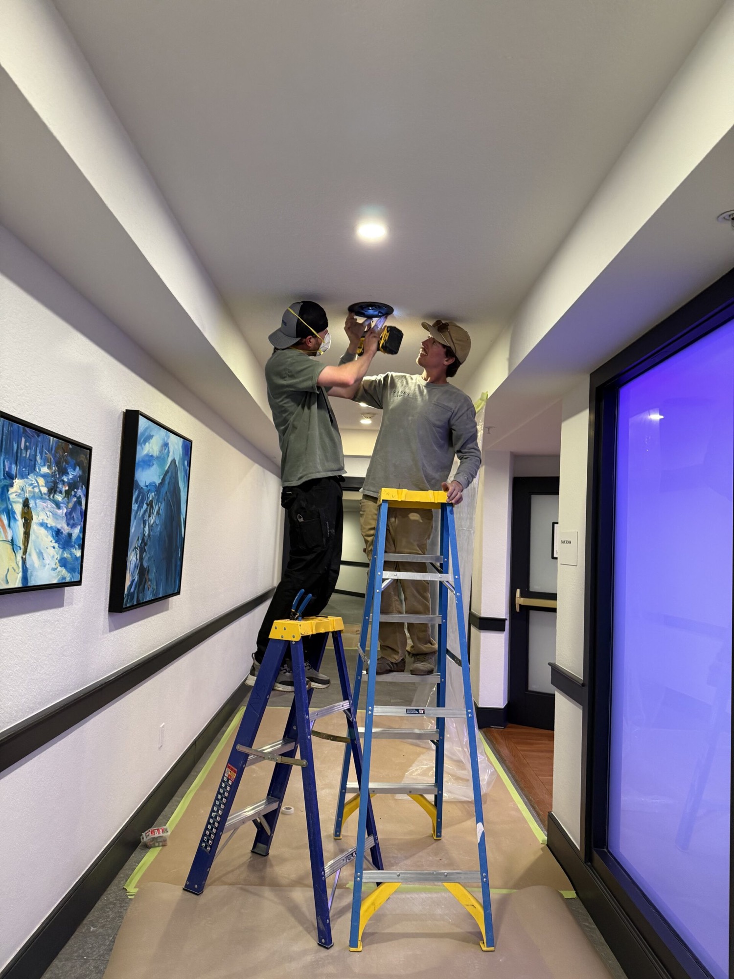 Ceiling speaker install